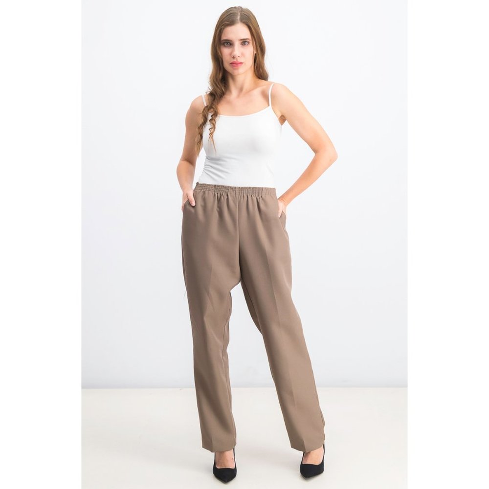 2 New Karen Scott Macy's Comfort Waist Classic Pants PS Size 4/6 Waist 27/28